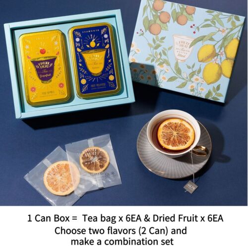 Ssanggye Obstumarmung Teedose Set luxuriöser Tee mit getrockneten Obstchips - Bild 2 von 17