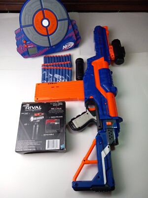 NERF Delta Trooper Lot With Flash Light & 18 Round Magizine And