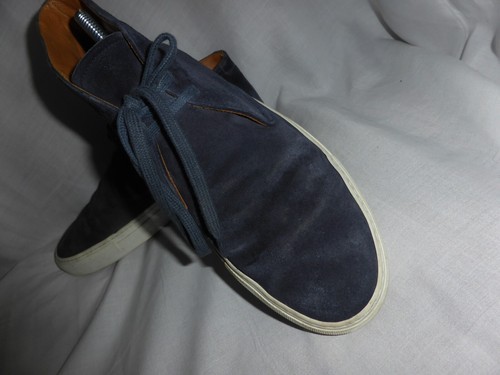 ZAPATILLAS CON CORDONES DE CUERO AZUL MARINO MR P PARA HOMBRE TALLA UK 7 EU 41 US 8 EN MUY BUENA CONDICIÓN - Imagen 12 de 24