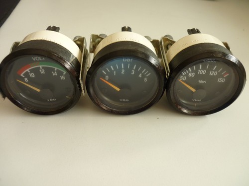 Zusatzinstrumente VW Golf 1 Cabrio VDO Instrumente original RARITÄT