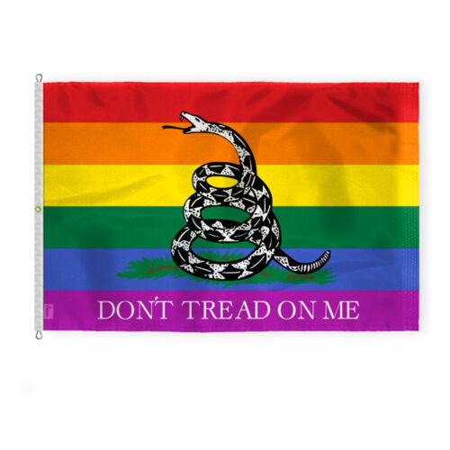 Tread on Me Flagge - doppelseitig bedruckt - Messingtüllen - verblassensichere Farben - Bild 10 von 16
