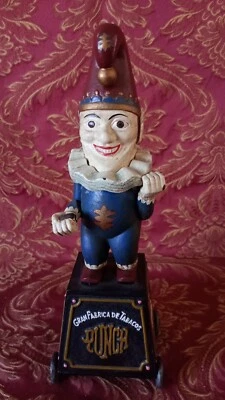 Ancienne tirelire clown en fonte époque 20ème - Photo 1/4