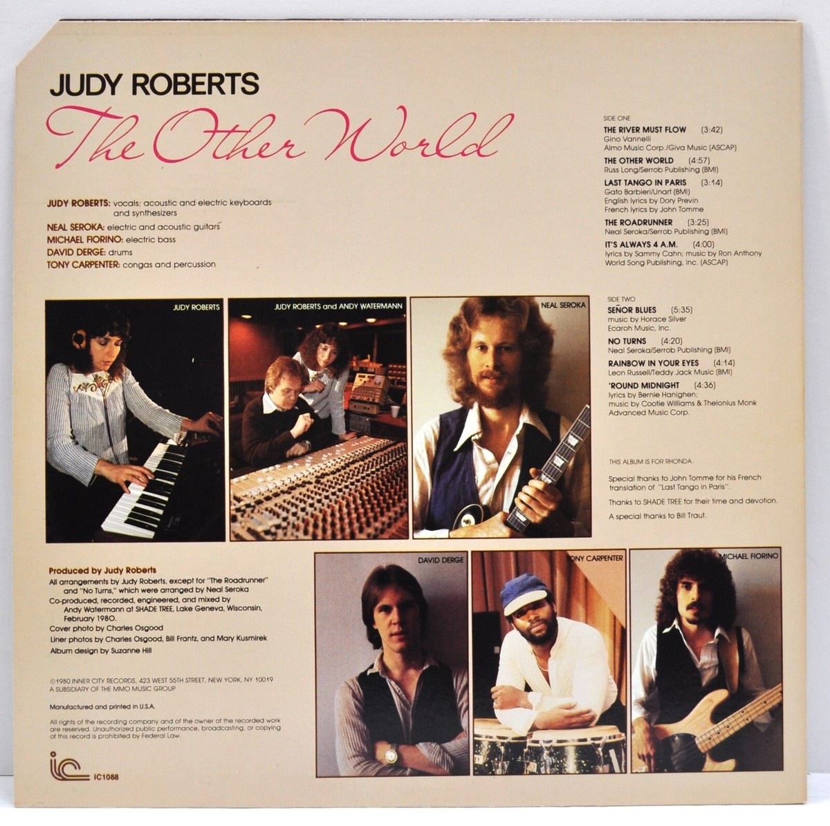 【国内盤再発】Judy Roberts／Nights In Brazil Nights In Brazil - Judy Roberts (1981) - YouTube