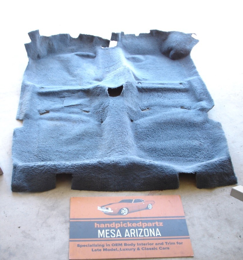 1991-1993 CADILLAC SEDAN DEVILLE OEM INTERIOR CARPET SAPPHIRE BLUE
