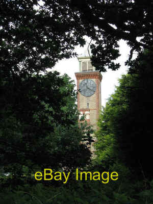 Foto 6x4 Ein Blick auf den Uhrturm Little Ellingham reife Bäume wachsen c2008
