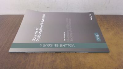 			Journal of philosophy of education, volume 51, issue 4, November 		