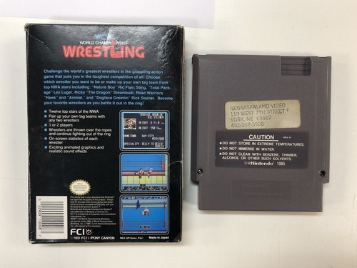 Nintendo NES Games - You Pick - WCW World Championship Wrestling & More - Work - Picture 108 of 172