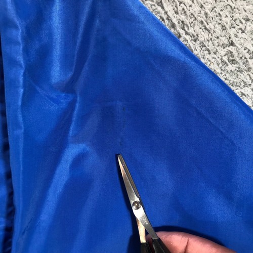 vtg russsel coach jacket mens L blue made in USA nylon - Picture 9 of 13