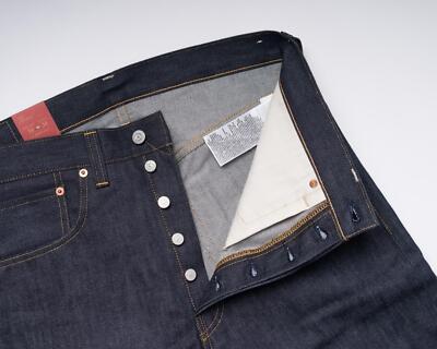 LVC Levi's Vintage Clothing Big E 1955 501 XX Raw Selvedge Denim