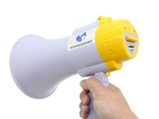 MEGAFONO REGISTRATORE VOCALE PORTATILE ALTOPARLANTE PROFESSIONALE 200MT HQ-108