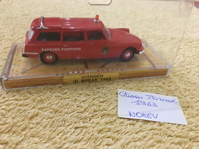 Norev 1/43 - 155002 - Citroen ID 19 break ambulance pompiers