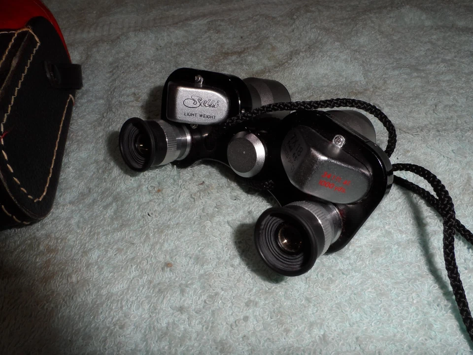 Seui Vintage Sun Scope E40 Binoculars Opera Glasses 7X18 w/Case - Image 4 of 4