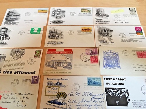 LOT C  MISC FIRST DAY/ POSTAL COVERS. QTY 12 - Picture 1 of 4