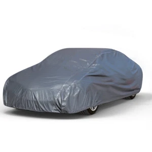 Waterproof Car Cover 2 Layer Heavy Duty Cotton Lined UV Protection - Size LARGE
