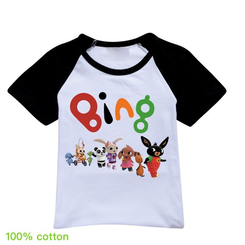 Mädchen Bing Häschen Druck Freizeit T-Shirt Trainingsanzug Sets Baumwolle Top Shorts Anzüge Neu - Bild 18 von 29