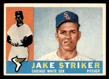 1960 Topps Baseball #169 Jake Striker VG/EX *d8
