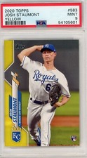 JOSH STAUMONT Topps 2020 Series 2 Walgreens Yellow RC Rookie 583 PSA 9 Mint POP1