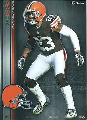 JOE HADEN FATHEAD TRADEABLES FLORIDA GATORS CLEVELAND BROWNS STICKER 2013 #27