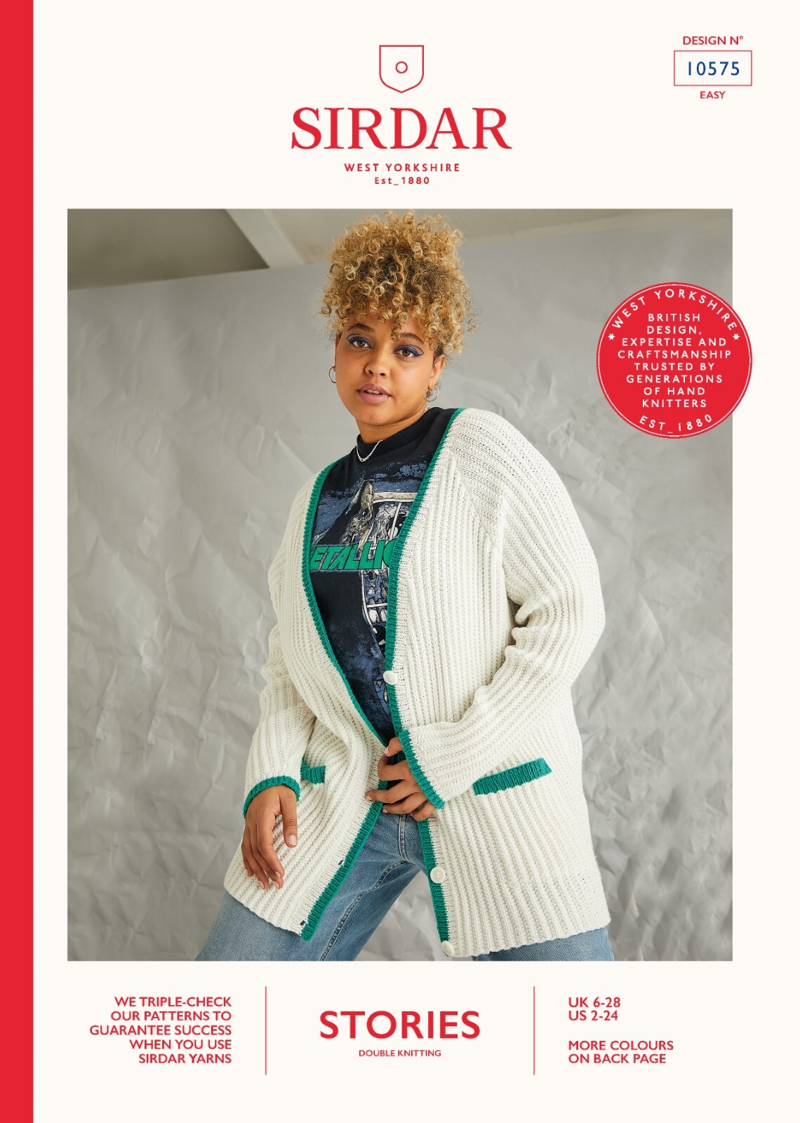 Sirdar Stories DK Knitting Pattern - 10575 Cardigans