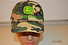 JOHN DEERE Toddler Hat Cap Camo Embroidered Logo One Size 100 Cotton