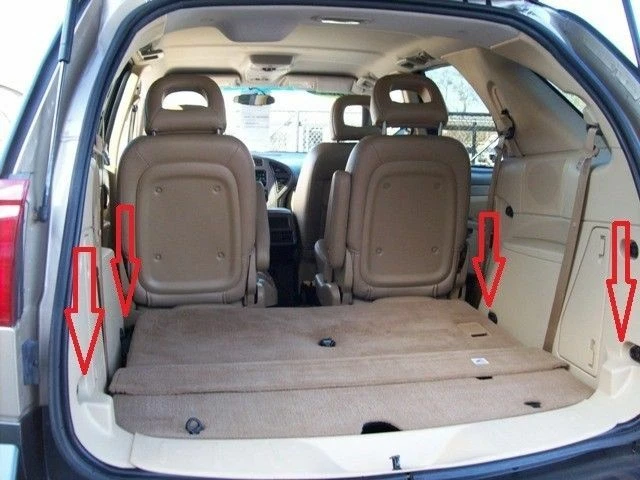 Red de carga de malla estilo piso maletero trasero para Buick Rendezvous 2002-2007 nueva Foto 3 de 4