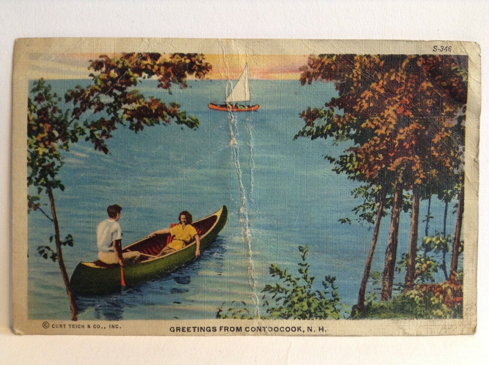 Greetings From Contoocook New Hampshire Hopkinton Merrimack Co Vtg