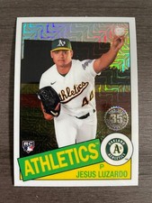 2020 Topps Silver Pack Jesus Luzardo 1985 Mojo Chrome Refractor RC Rookie CPC-16