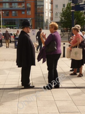 Photo 6x4 Portsmouth: an olde worlde policeman at Gunwharf Quays Portsmou c2010