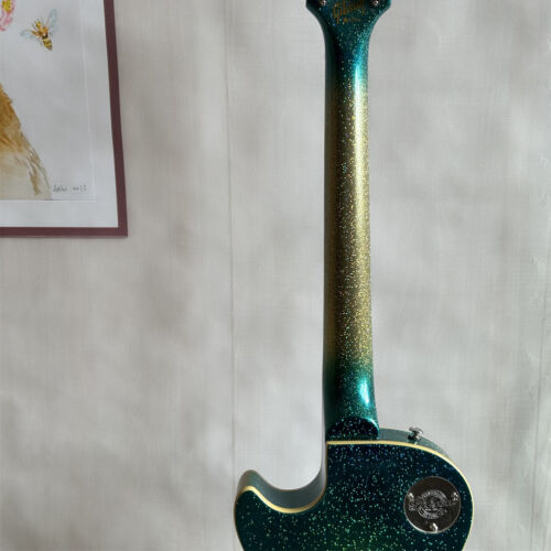 Hotsale LP Ace Frehley Glitter Blue chitarra elettrica HHH pickup hardware cromato - Foto 14 di 14