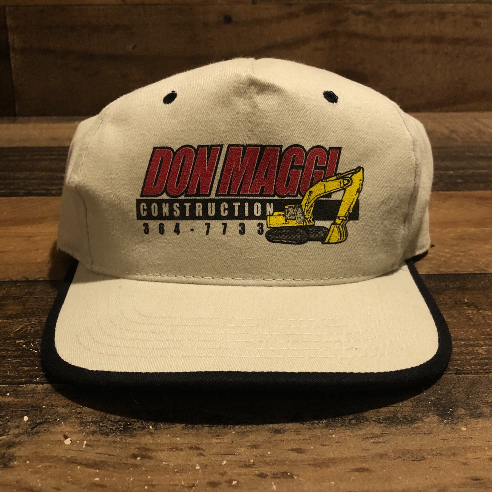 Don Maggi Construction Hat Strapback Cap Mens Bei… - image 1