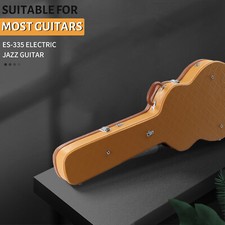 Ktaxon PU Leather Hard Case for 335 Style Semi-Hollow Hollowbody Electric Guitar