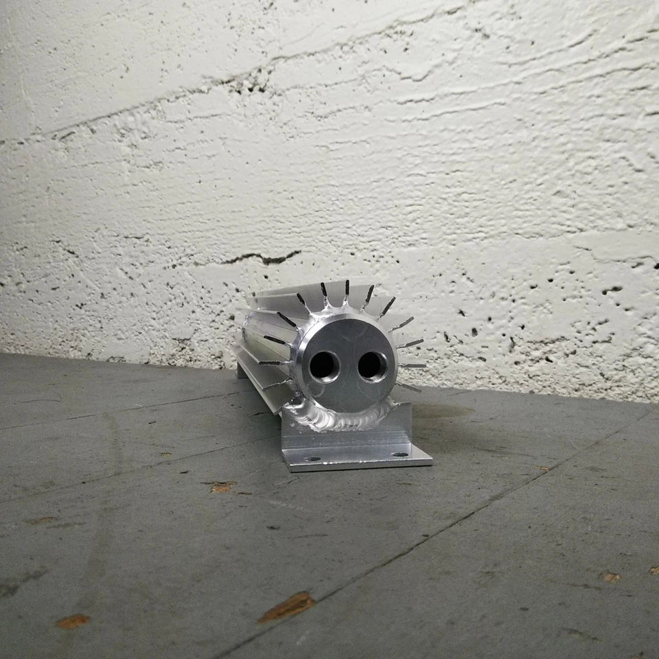 Camión Ford F-100 1961-66 12" motor transmisión aceite fluido enfriador FE Windsor V8 Foto 2 de 4