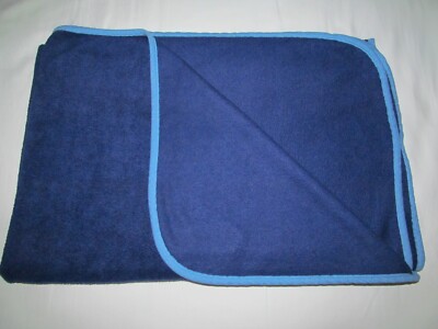 AZUL Brazilian Airline blue fleece cabin blanket travel throw