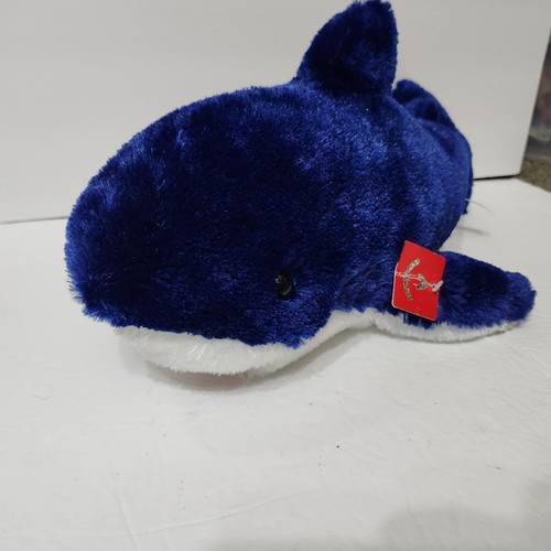 Aurora World Plush Great White Shark 18” Stuffed Animal Blue White Toy - Picture 2 of 12