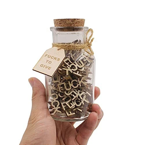 Fucks to Give,Jar of Fuck Gift Jar,Give a Fucks in a