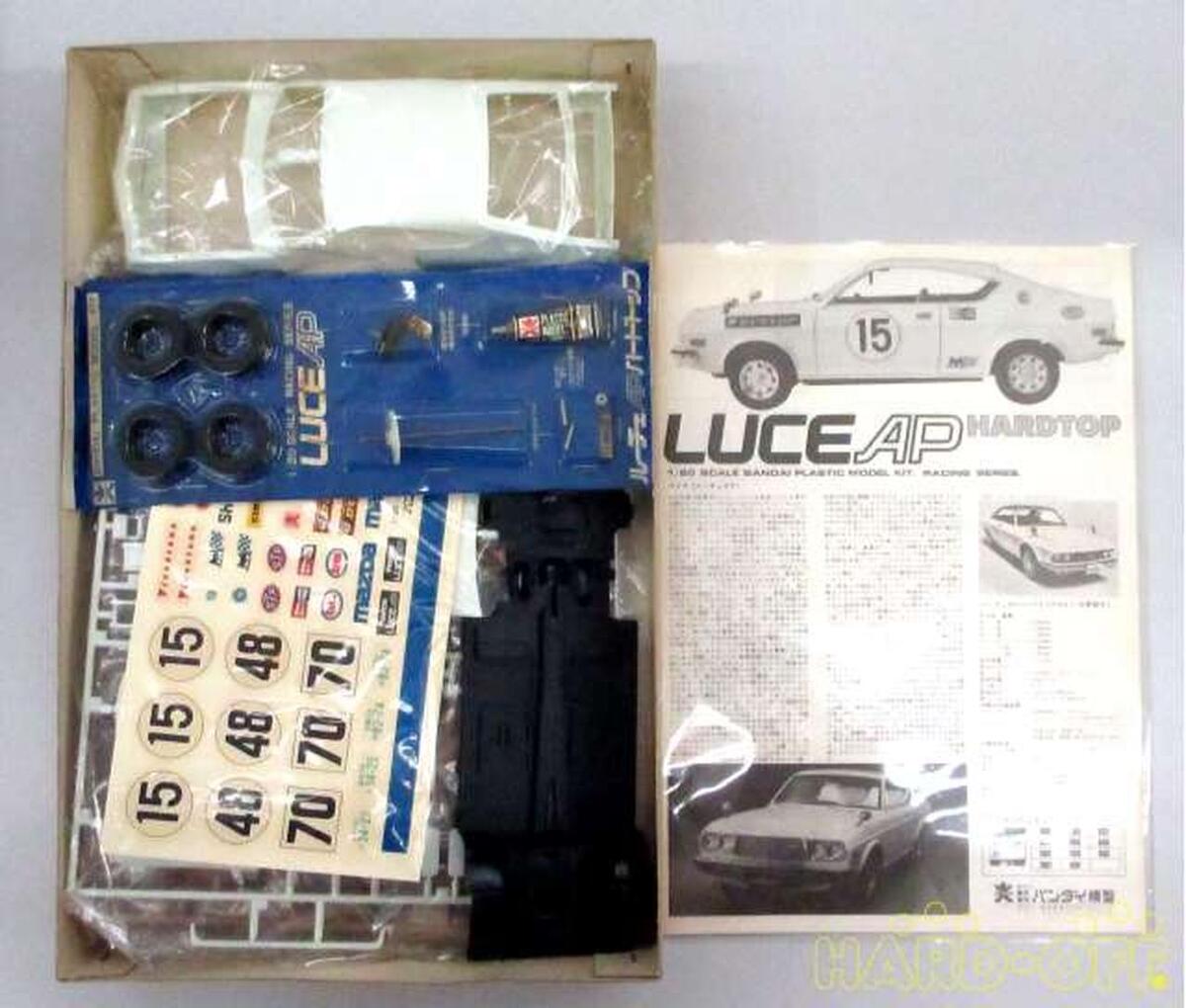 Rare Kit Bandai 1/20 modek kit Mazda Luce AP hardtop from