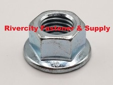 (50) M10-1.25 Nuts 10mm x 1.25 Serrated Flange Spin Wiz Lock Nuts M10x1.25 Nut