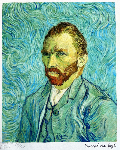 Lithographie Vincent Van Gogh – Avec COA, Signée Et Numérotée (Edvard Munch?)