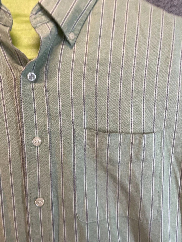 Arrow Button Up Shirt Men's 3XL  Short Sleeve Cotton Blend preppy Business - Image 2 of 4