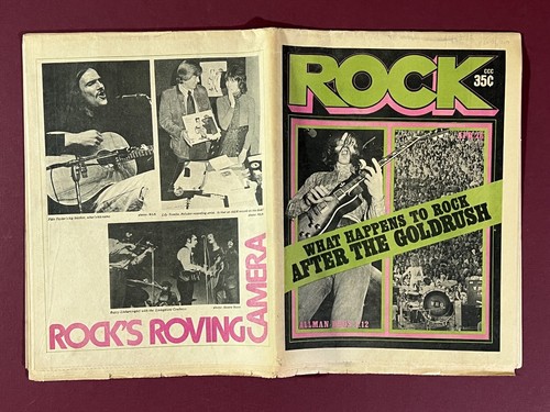 ROCK Magazine 4/26/1971 The Allman Brothers, Chambers Brothers, Rolling Stones - Picture 2 of 8