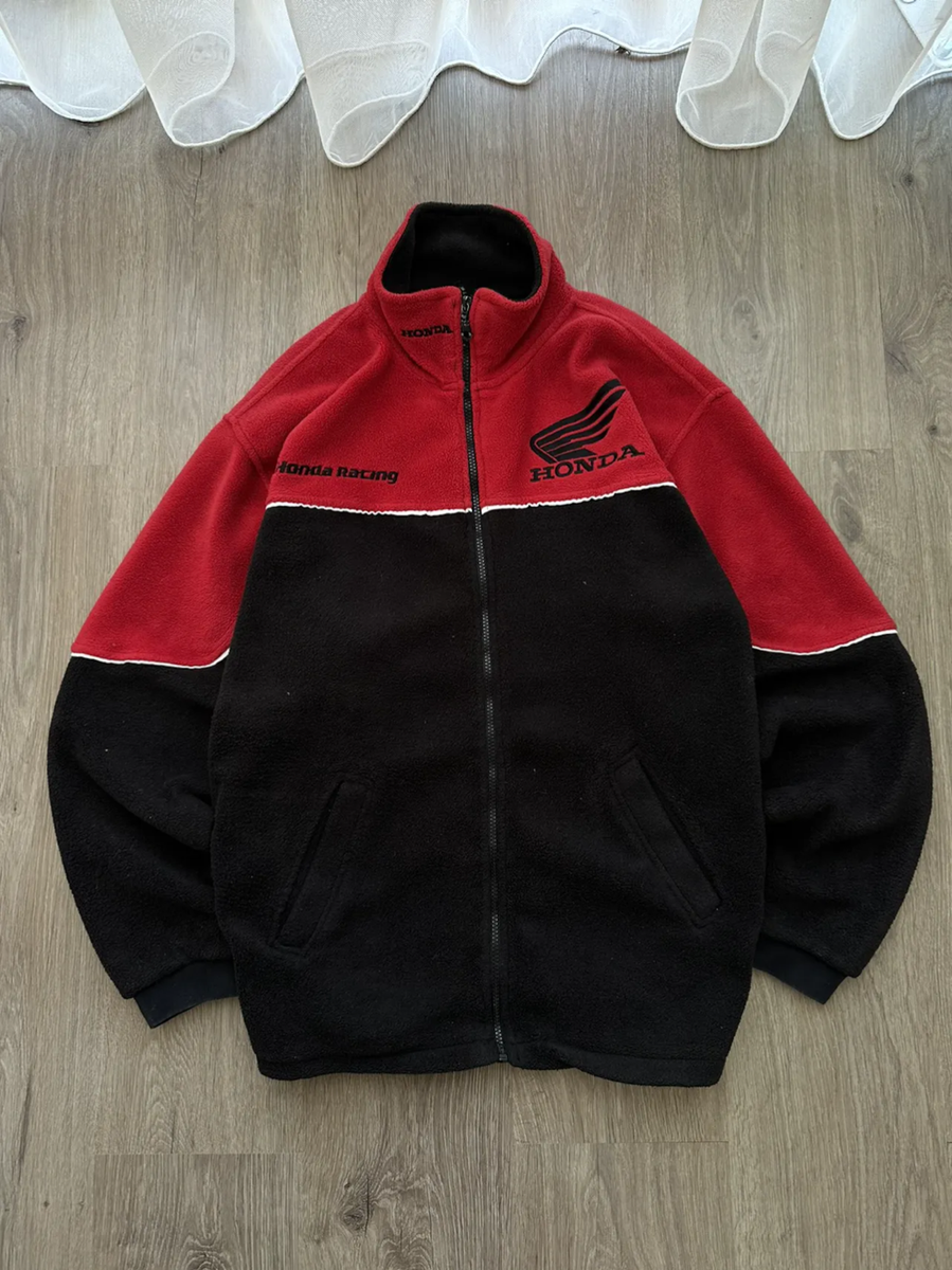 VTG Honda Racing Fleece Jacket Formula Uno | eBay VTG Honda Racing Fleece Jacket Formula Uno | eBay