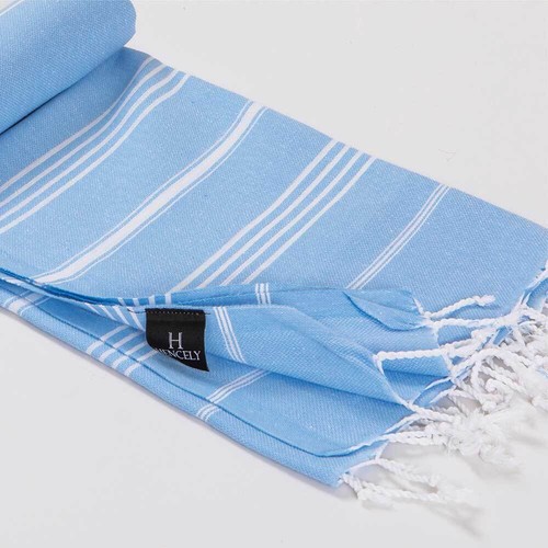 Hencely Striped Beach Towel – Lightweight Cotton Towel for Travel & Pool - Bild 143 von 206