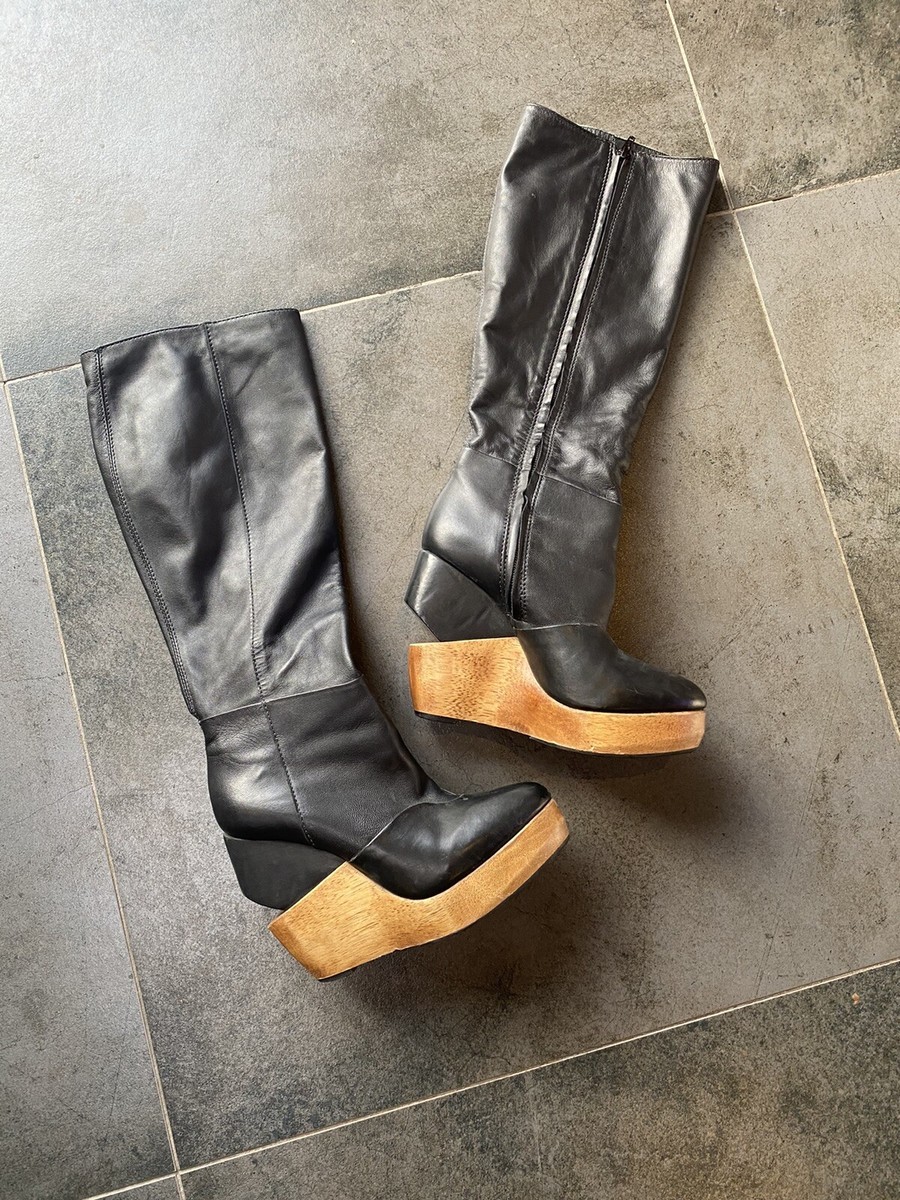 The Knee Boots All Saints Ladies Boots Allsaints Knee High Black