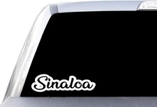 Sinaloa - Esquema - Estado de México - Estado de México - Calcomanía de vinilo para ventana