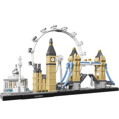 London City Skyline Building Blocks 3D Puzzle Construction Bricks Set Boy Toys