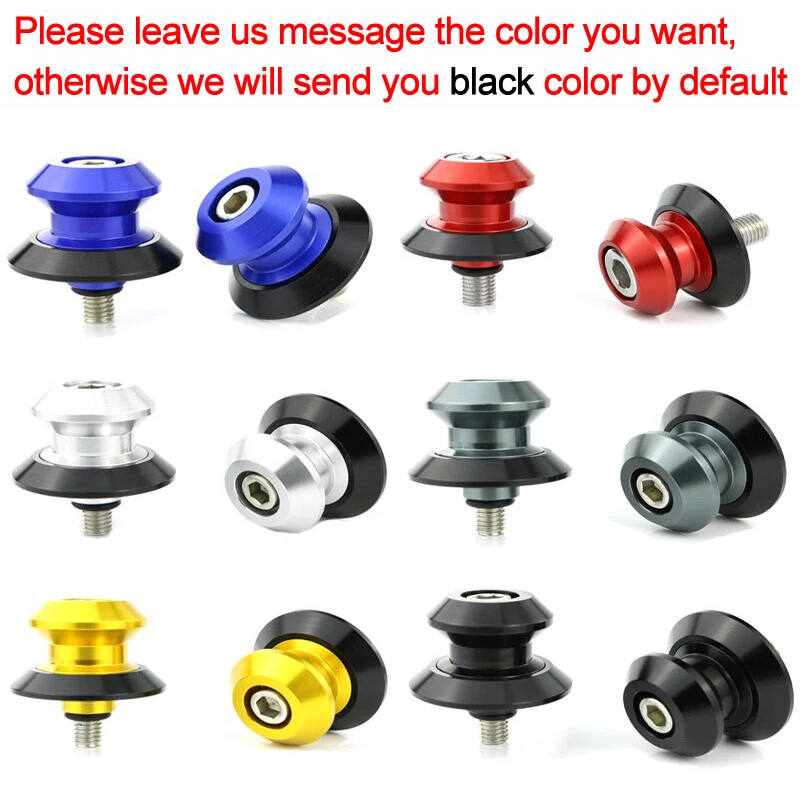 Bobinas deslizantes negras aptas para Aprilia Caponord 1200 2013-2018 basculantes Foto 4 de 4