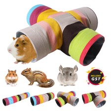 Guinea Pig Toys Play Tunnels Ferret Tubes Small Pet Canvas for Hedgehog Hamster