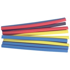 24mm Heat Shrink 3:1 Black 6" x 2 Pcs.
