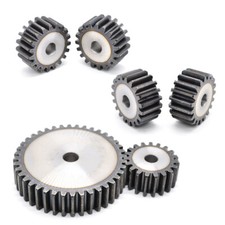 Straight Spur Gear 45# Steel 2 Mod 12-60 Teeth Cylinder Transmission Gear Motor