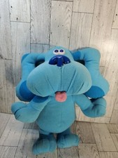 VP3 Vtg Blues Clues Tyco Sing Along Blue 1997 Plush Toy Talking Musical